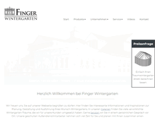 Tablet Screenshot of finger-wintergarten.de